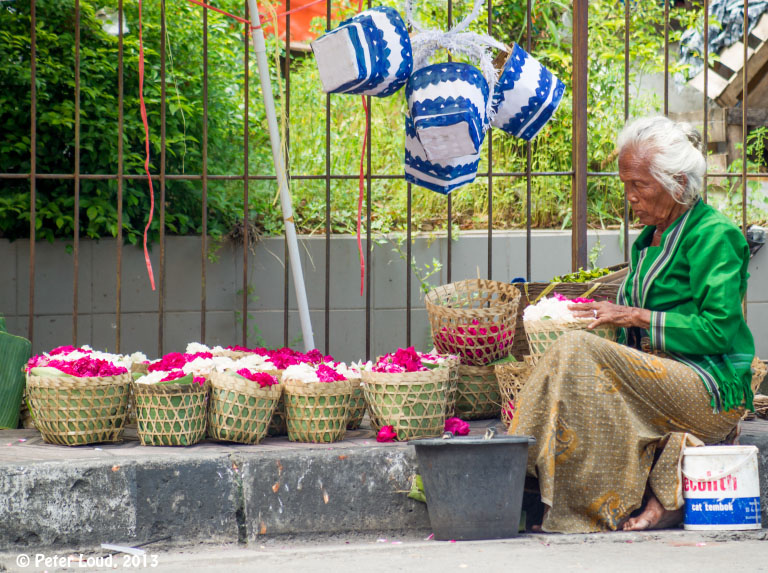 Flower Seller, Pasar Beringharjo, Yogya